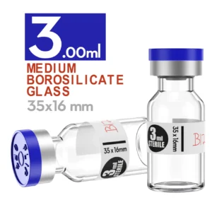 Ks-Tek 3ml Clear Individually Wrapped Steam Sterile Vial**SOLD OUT ETA 25/8