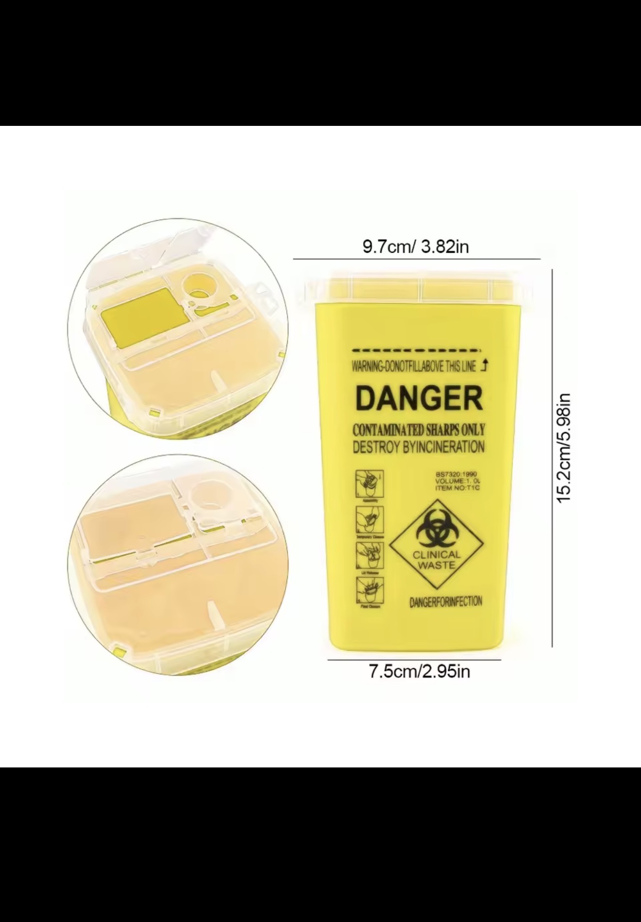 1 litre Sharps Container